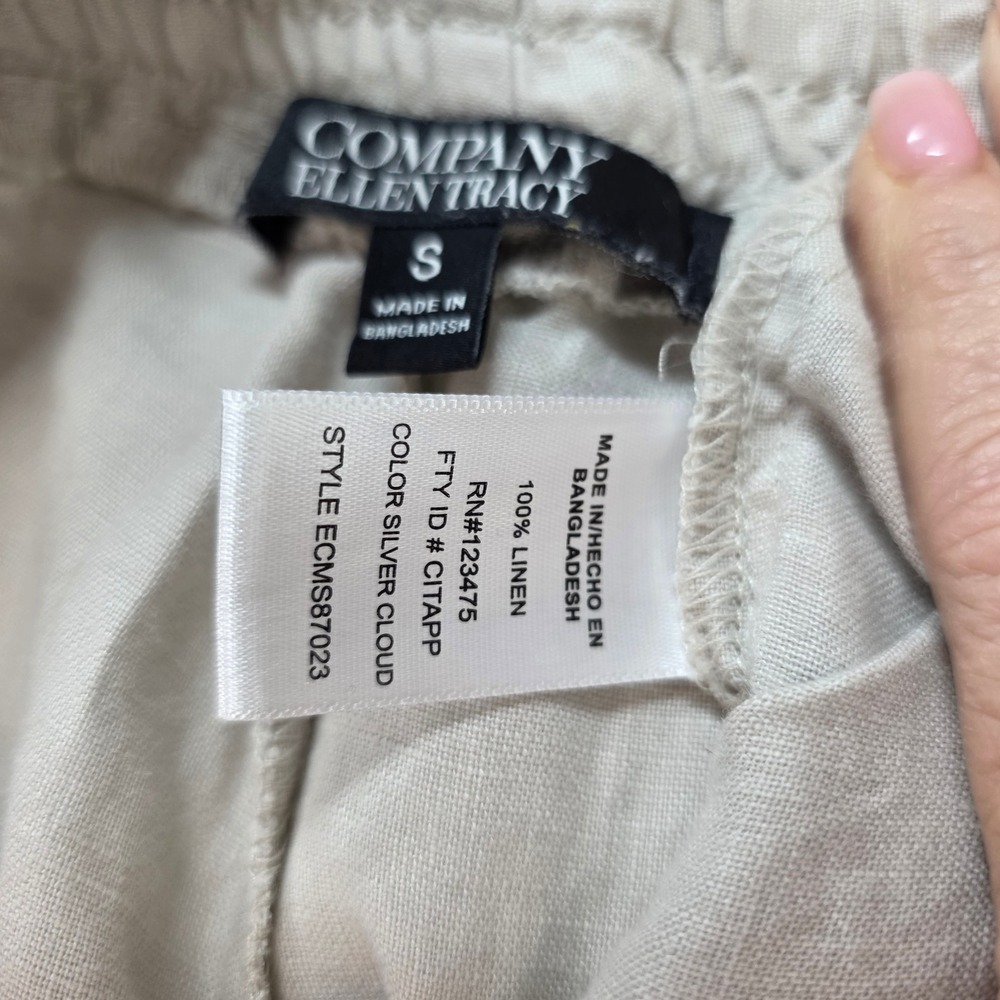 Ellen Tracy 100% Linen & 32 Degrees Cool Linen Blend Pants Bundle Womens Size S - Picture 4 of 11